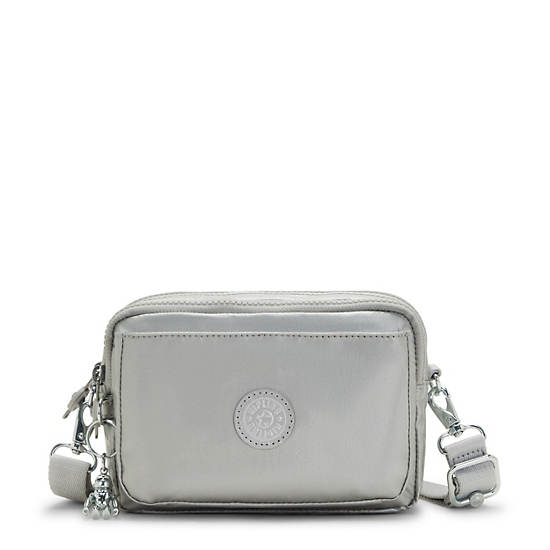 Kipling Abanu Multi Metallic Convertible Crossbody Bag Vesker Sølv | NO 1176KO